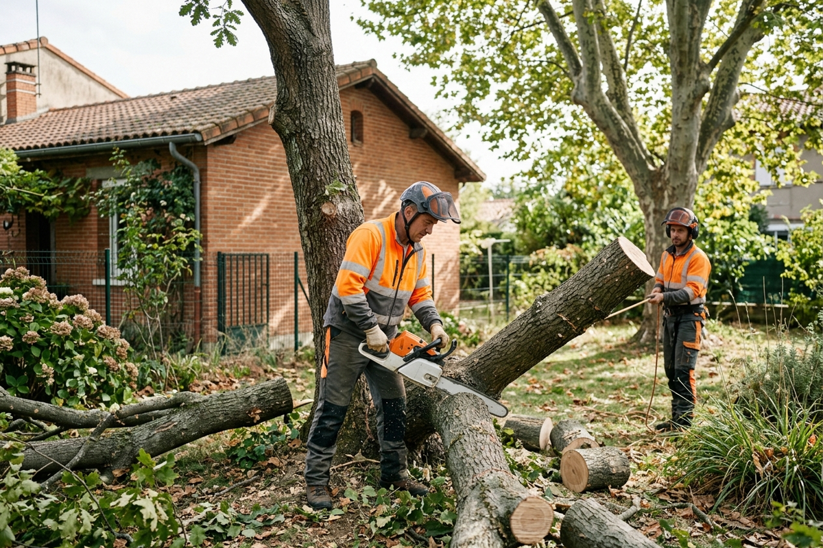 Abattage d'arbres et Démontage délicat à Toulouse
