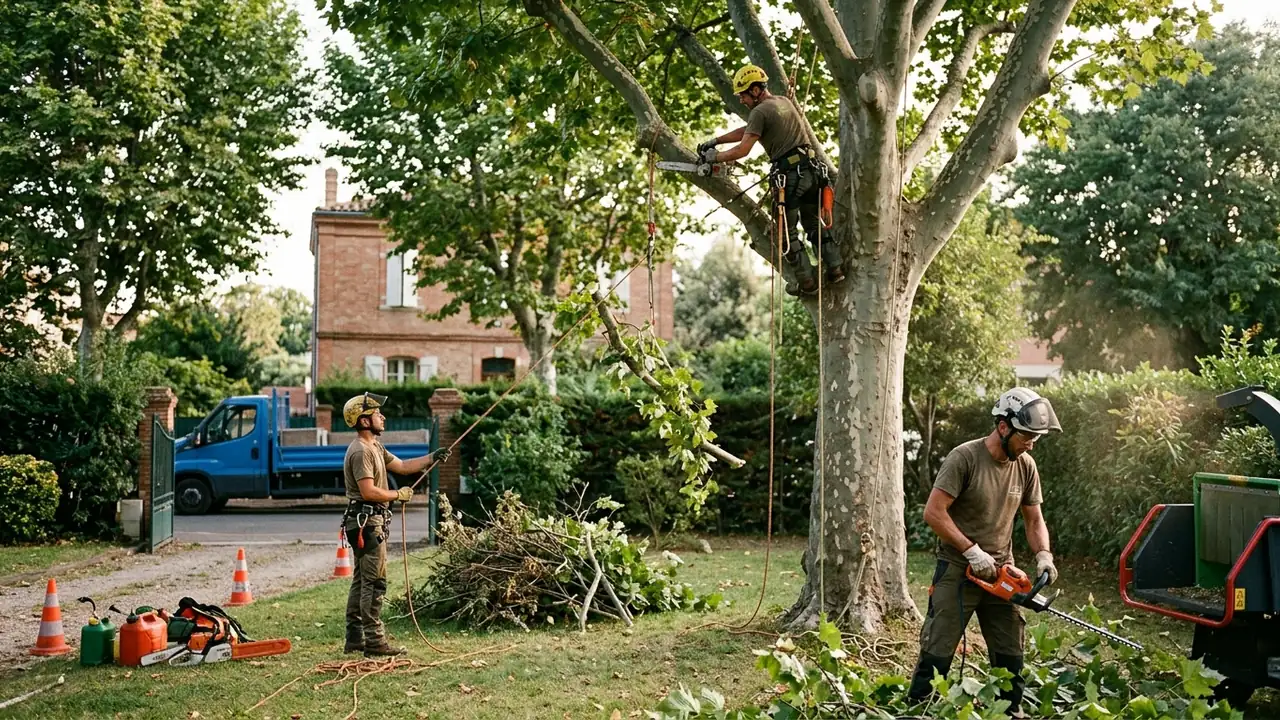 Élagage et abattage d’arbres à Toulouse