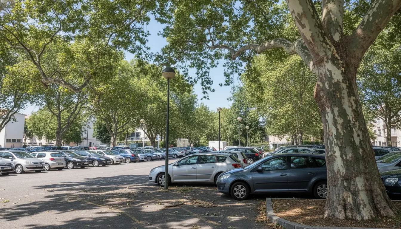 Parking sécurisé après retrait de la branche fissurée à Empalot