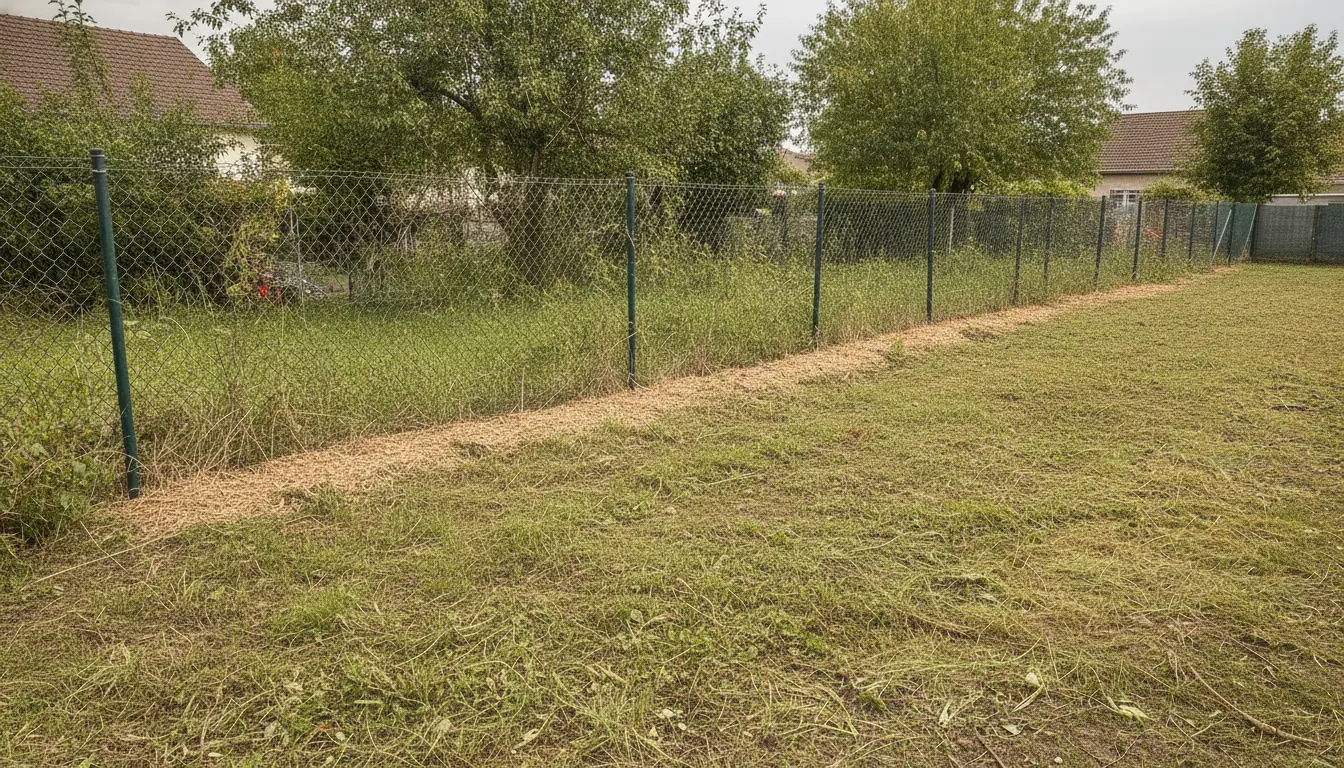 Terrain net après broyage et chargement des rémanents à Lalande