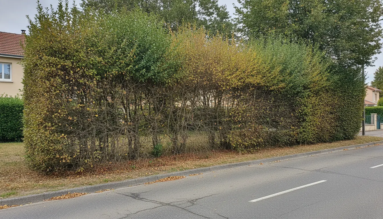 Chêne pubescent dense avant réduction sur le coteau de Belbèze à Castanet-Tolosan