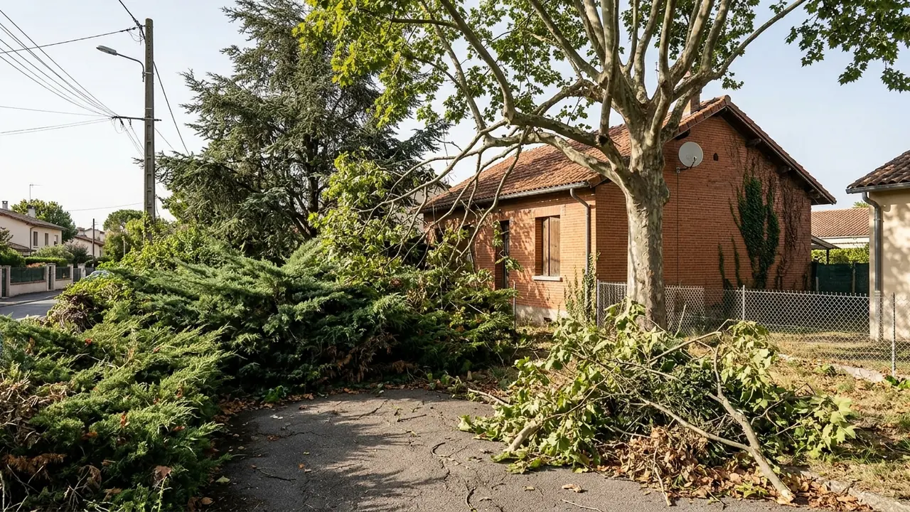 Chantier à Colomiers avant intervention