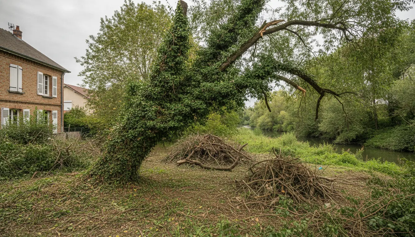Chantier à Portet-sur-Garonne avant intervention