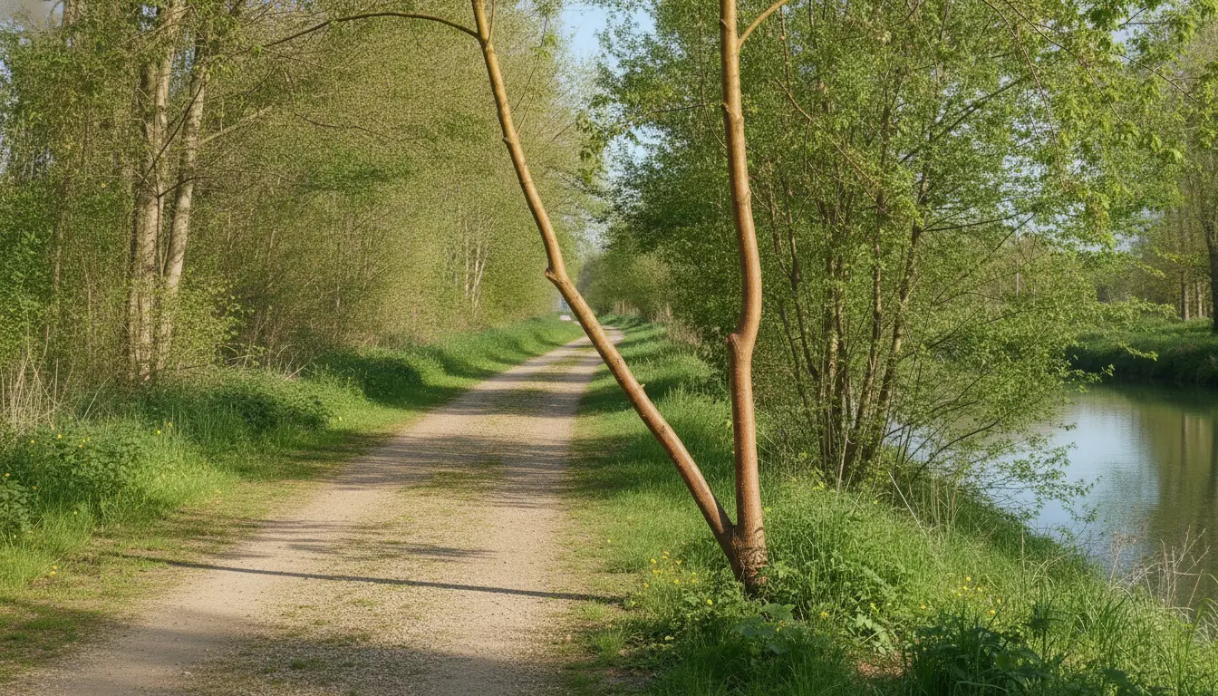 Jardin des Coteaux dégagé après abattage du pin, Ramonville-Saint-Agne